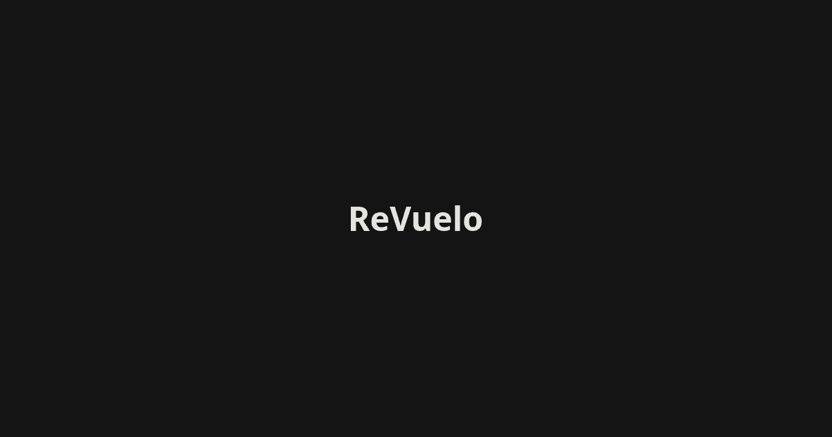 Placeholder cover image for the ReVuelo project